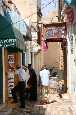 Arap mahallesinin manzarası