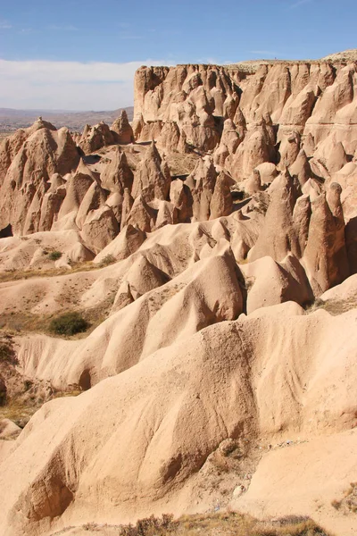 Piękny Krajobraz Doliny Cappadocia Indyka — Zdjęcie stockowe