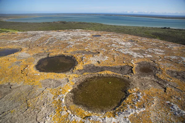 Una Splendida Vista Della Vecchia Pietra Riva Mare — Foto Stock