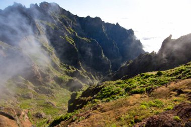 Dağların güzel manzarası