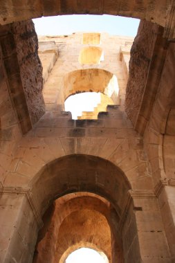 Turist manzarası, kasabanın eski kalıntıları.