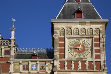 Hollanda, Amsterdam 'daki eski tren istasyonu.