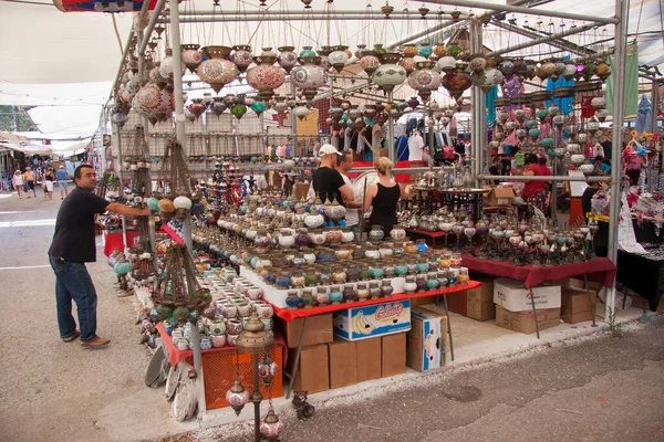 Tradizionale Mercato Strada Città — Foto Stock