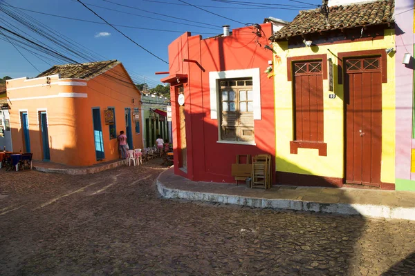 Tropical City Street Scene People — Stock Photo, Image