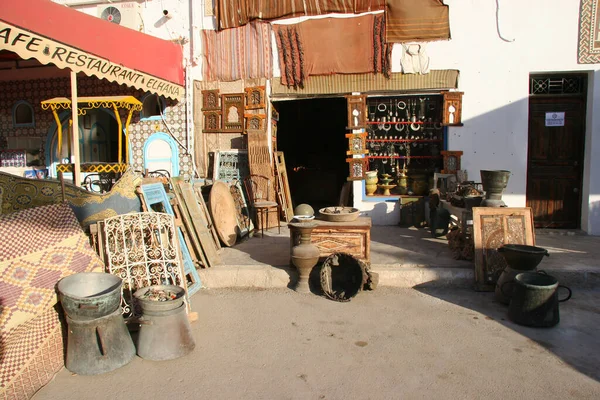 Vista Sul Mercato Locale Della Città Vecchia Araba — Foto Stock