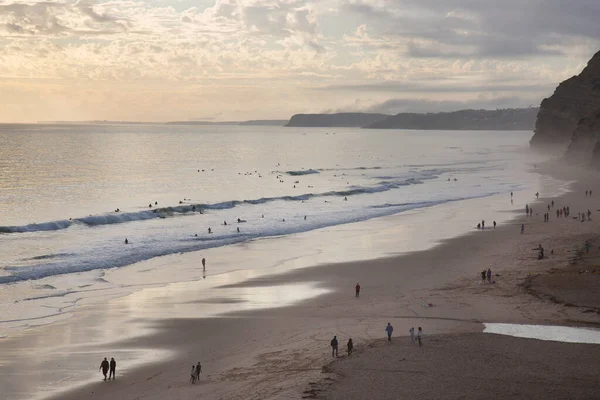 Sahilde güzel bir gün batımı