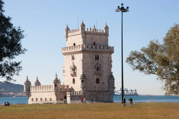 Belem Tower Лиссабоне Португалия — стоковое фото