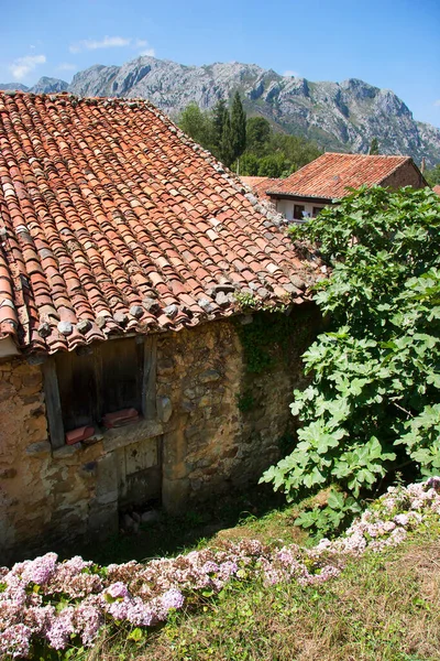 Dağlardaki köyün güzel manzarası 