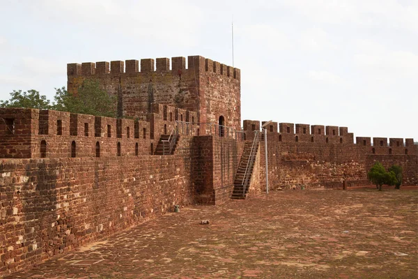 Kastil Silves Adalah Sebuah Kastil Paroki Sipil Silves Kotamadya Silves — Stok Foto