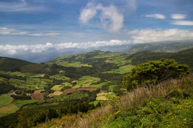 Dağların güzel manzarası