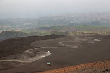 İsrail 'in kuzeyindeki dağların manzarası.