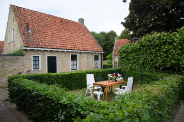 Hollanda 'da küçük bir köyün mahallesi.