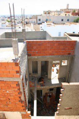 İnşaat alanının görüntüsü