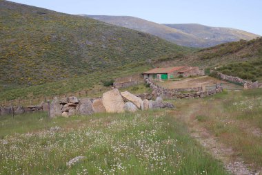 Dağların güzel manzarası. 