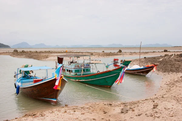 Barcos Pesca Praia Zanzibar — Fotografia de Stock