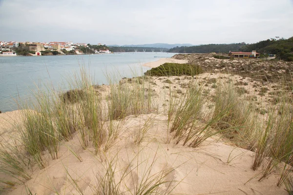 Vacker Utsikt Över Stranden Portugal — Stockfoto