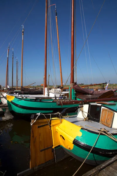 Port Avec Bateaux Ville Européenne — Photo