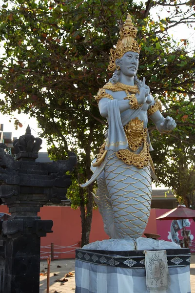 Imagine Mitică Religioasă Hindusă Balineză Figură Statuie Pentru Intrarea Unui — Fotografie, imagine de stoc
