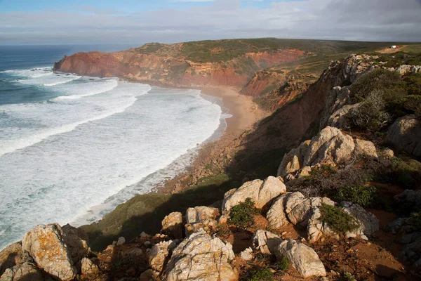 Bella Vista Sulla Costa Del Mare — Foto Stock