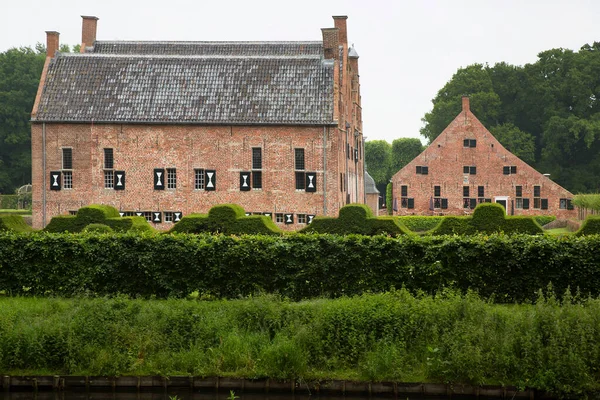 Menkemaborg Hollanda Nın Groningen Kentindeki Uithuizen Köyünde Yer Alan Bir — Stok fotoğraf