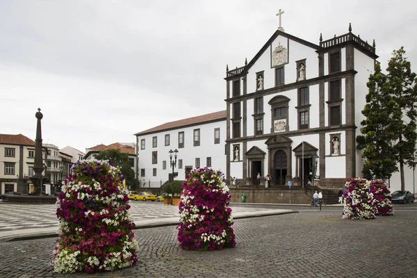 Portekiz Belediye Meydanı Manzarası — Stok fotoğraf