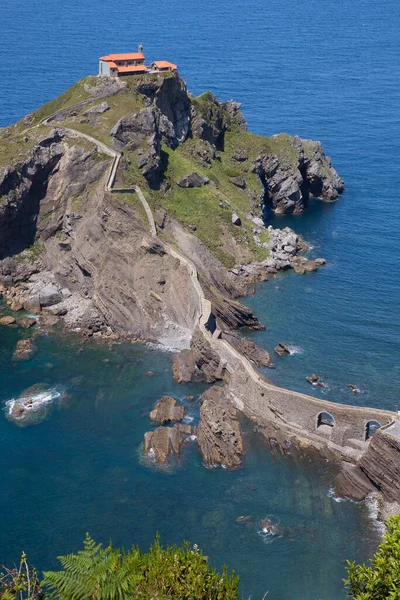 Gaztelugatxe Ist Eine Kleine Insel Der Küste Der Biskaya Die — Stockfoto