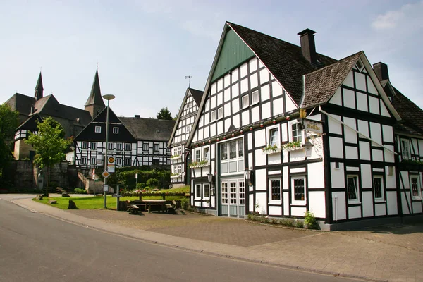 Domy Malé Vesnice Německu — Stock fotografie