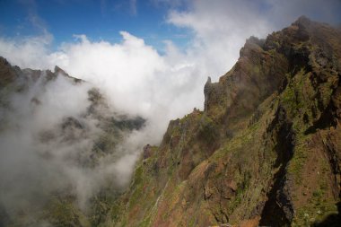 Dağların güzel manzarası