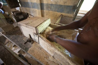 Eski sanayi fabrikasının içi