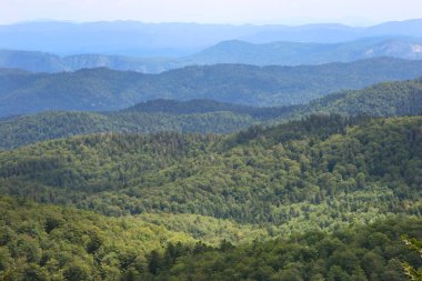 Dağların güzel manzarası