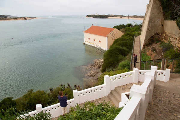 Liten Stad Nära Floden Mira Sydvästra Alentejo Portugal — Stockfoto