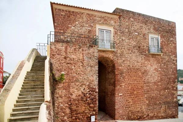 Pelourinho Silves Portekiz Silves Şehrinin Tarihi Simgesidir — Stok fotoğraf