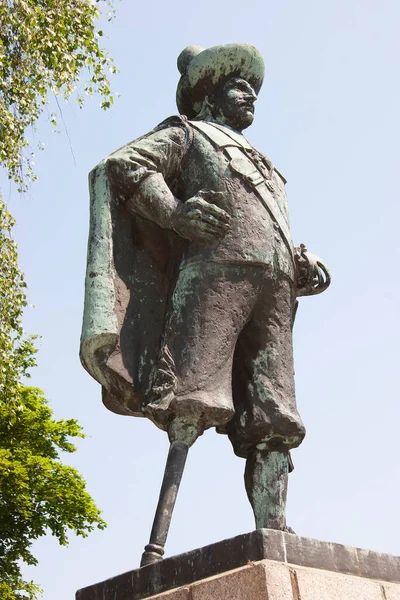 Statue Pieter Stuyvesant Director General New Netherland 1647 1664 — Stock Photo, Image