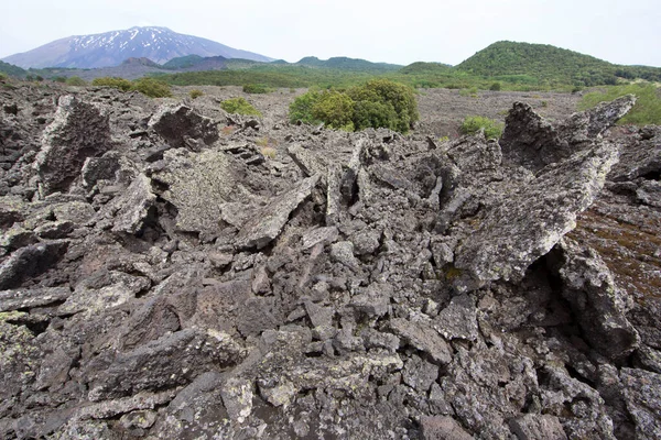 Vulkanische Rotsen Een Prachtige Bergachtige Omgeving — Stockfoto