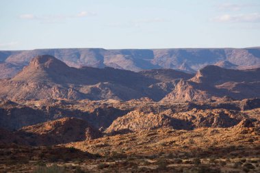 Dağların güzel manzarası