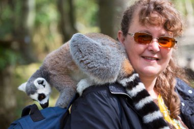 Maymunlu bir kadının bilinmeyen portresi