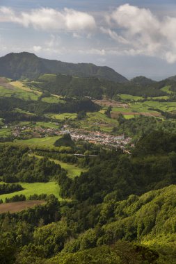 Dağların güzel manzarası