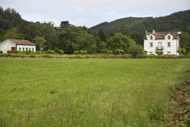 Güzel kilise binasının manzarası.