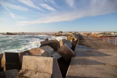Deniz kıyısının güzel manzarası 