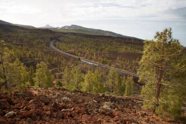 Dağlı güzel doğal manzara