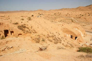 Fas 'taki eski kasabanın çevresi.