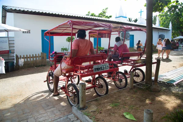 Vista Bairro Uma Cidade Tropical Tailândia — Fotografia de Stock