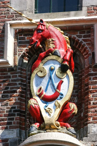 Detail Exterior Old Building — Fotografia de Stock