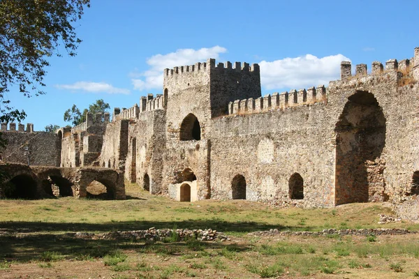 Cruzados Medievais Castelo Ruínas Construídas Sobre Fundamentos Romanos Sobre Rochas — Fotografia de Stock