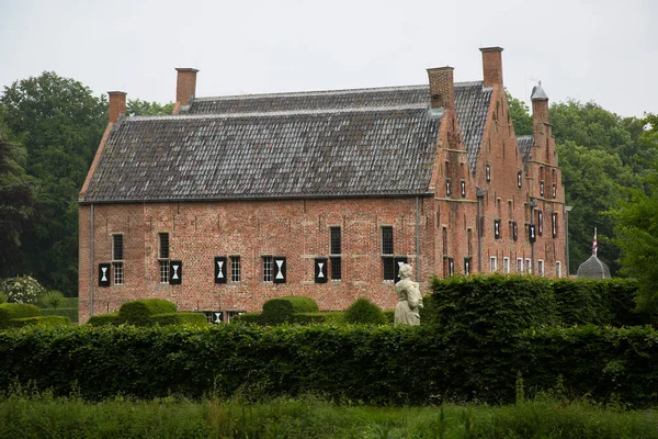 Die Menkemaborg Ist Ein Schloss Dorf Uithuizen Groningen Den Niederlanden — Stockfoto