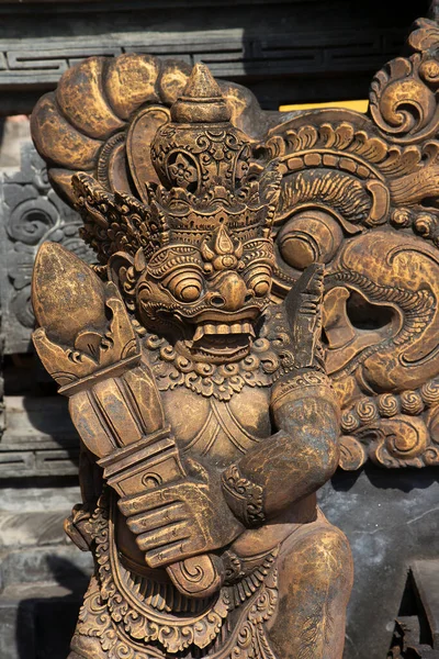 Imagen Figura Estatua Mítica Religiosa Hindú Balinesa Para Entrada Templo — Foto de Stock