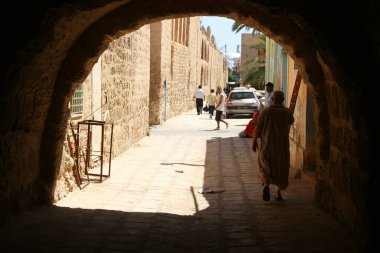 Arap mahallesinin güzel manzarası