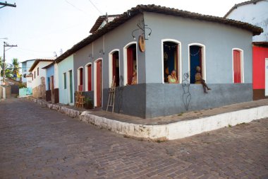 Seyahat Şehri Portekiz 'de eski otantik mimari