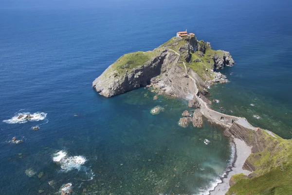 Gaztelugatxe Ist Eine Kleine Insel Der Küste Der Biskaya Die — Stockfoto