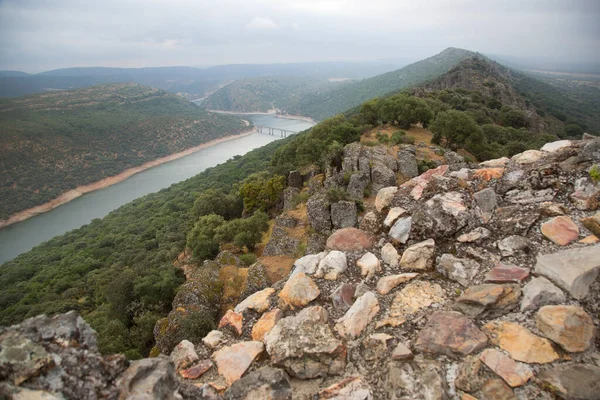 Nehirli güzel dağ manzarası